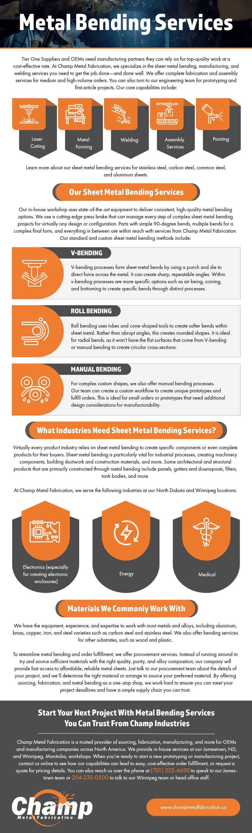 Metal Bending Services Metal Bending Services